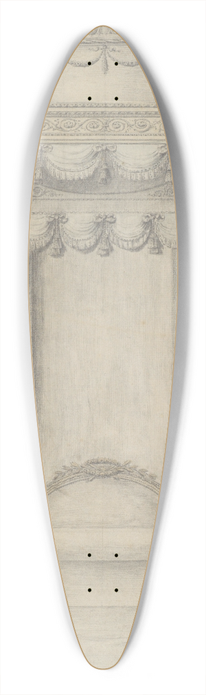 Richard de Lalonde - Design for a Bed 39.3 inch art pintail longboard deck