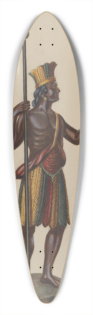 Richard F. Smith - Cigar Store Indian 39.3 inch art pintail longboard deck