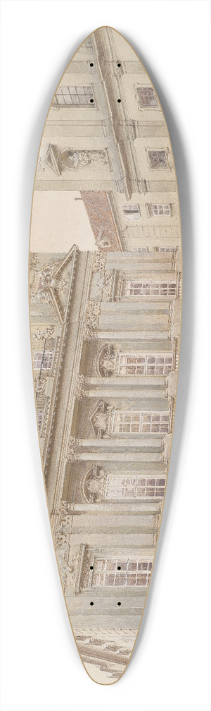 Richard Moser - Wien Universittsplatz 39.3 inch art pintail longboard deck