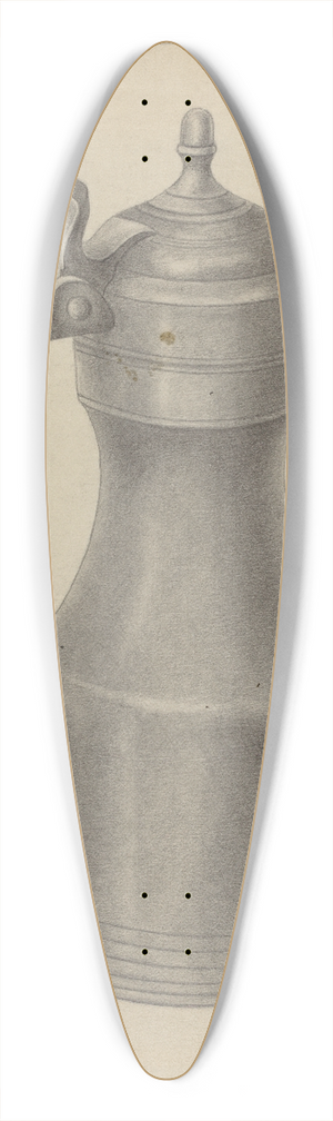 Richard Schoene - Pewter Tankard 39.3 inch art pintail longboard deck