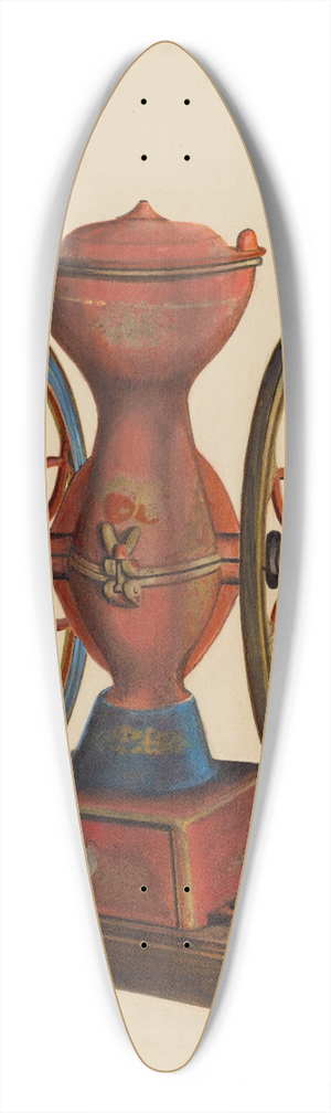 Richard Taylor - Coffee Grinder 39.3 inch art pintail longboard deck