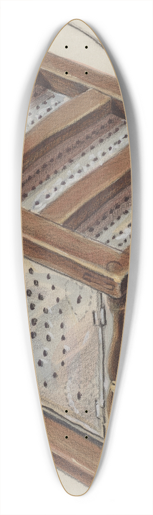 Richard Taylor - Foot Warmer 39.3 inch art pintail longboard deck