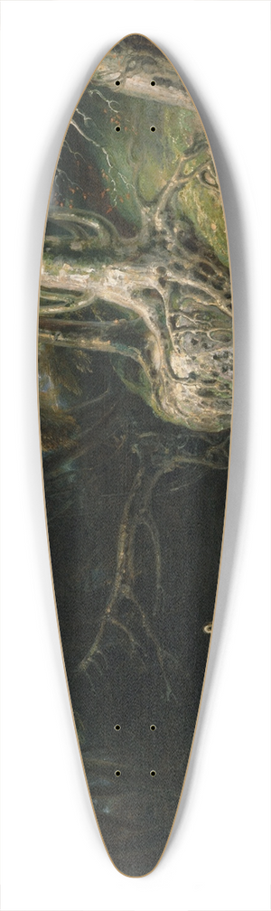 Richard Westall - Landscape solitude 39.3 inch art pintail longboard deck