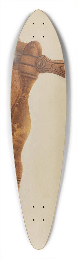 Richard Whitaker - Watchmans Rattle 39.3 inch art pintail longboard deck