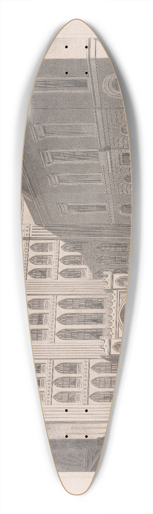 Robert Acon - The Guildhall 39.3 inch art pintail longboard deck