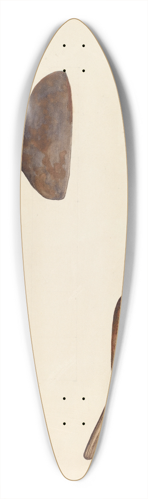 Roberta Elvis - Broad Axe 39.3 inch art pintail longboard deck