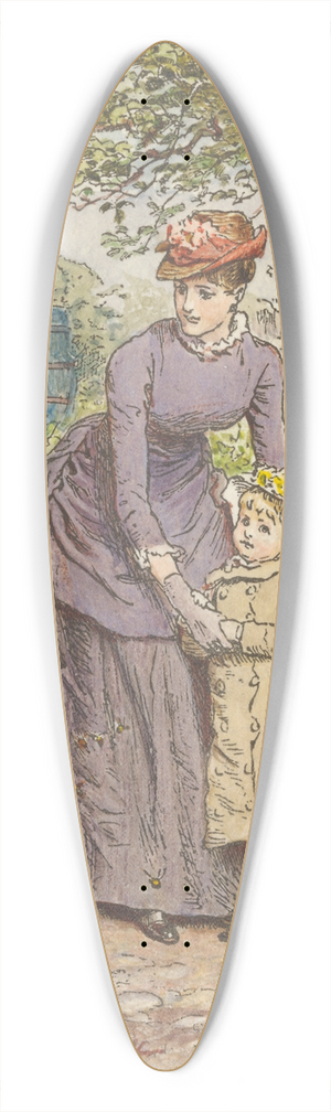 Robert Barnes - The Beehive 39.3 inch art pintail longboard deck