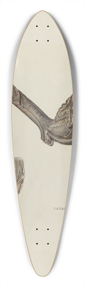Robert Clark - Pipe 39.3 inch art pintail longboard deck