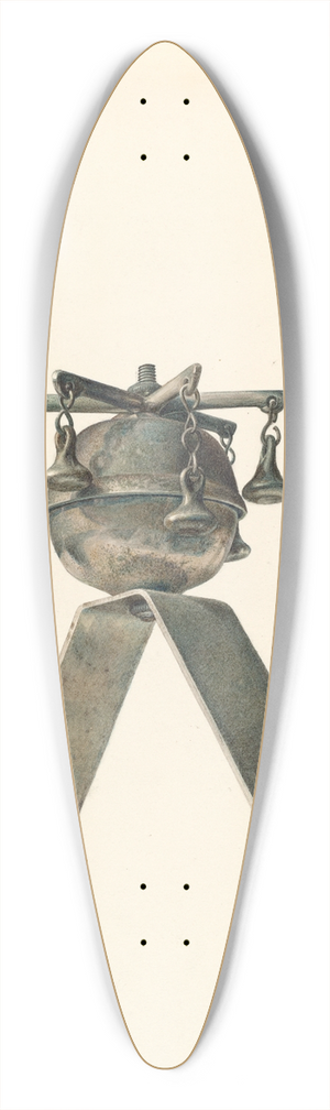 Robert Clark - Sleigh Bells 39.3 inch art pintail longboard deck