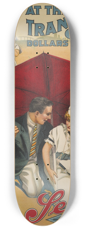 Goes Litho. Co. - At the transfer corner 8.25 inch art skate deck