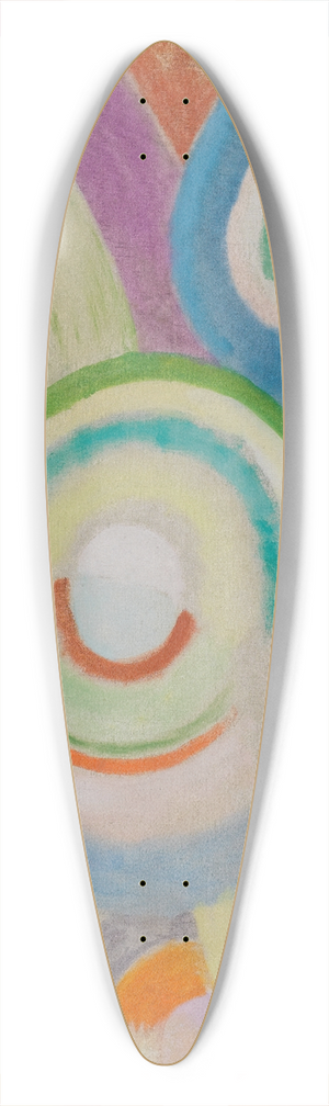 Robert Delaunay - Disques Colors 39.3 inch art pintail longboard deck