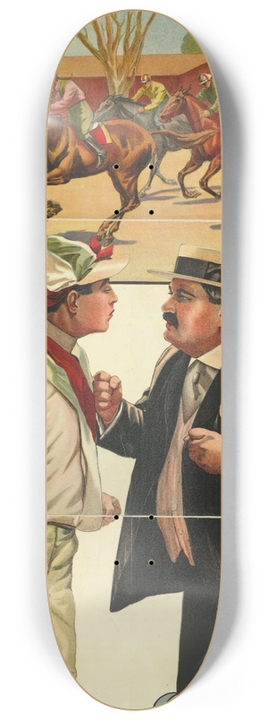 Goes Litho. Co. - Garrisons finish, winning lifes handicap a race track drama in three reels. 8.25 inch art skate deck