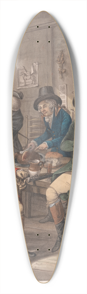 Robert Dighton - Bachelors Hall 39.3 inch art pintail longboard deck