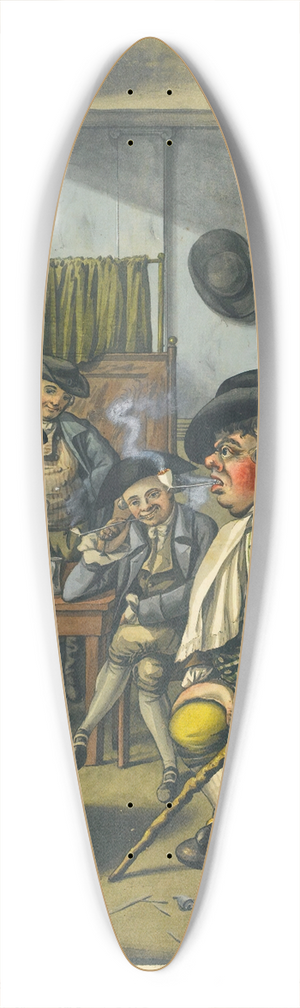 Robert Dighton - The Contrast 39.3 inch art pintail longboard deck