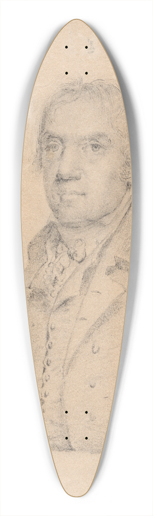 Robert Fulton - Abraham Baldwin 39.3 inch art pintail longboard deck