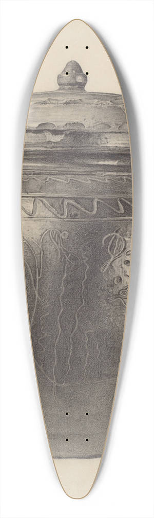 Robert Gilson - Sugar Jar 39.3 inch art pintail longboard deck