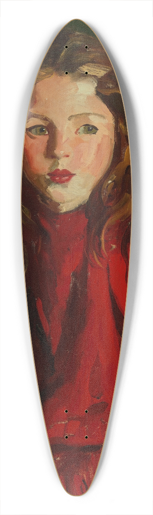 Robert Henri - Blond Bridget Lavelle 39.3 inch art pintail longboard deck