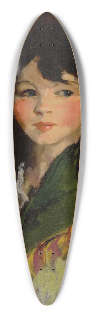 Robert Henri - Francine (lovey) 39.3 inch art pintail longboard deck
