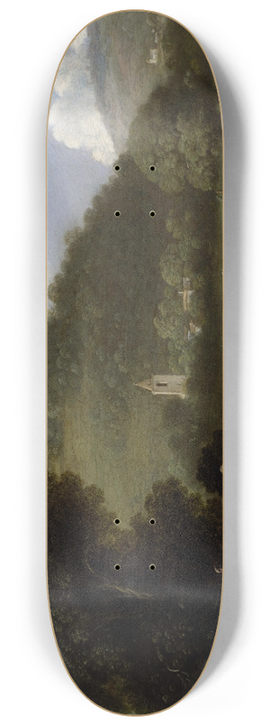 Goffredo Wals - Landscape with the Rest on the Flight into Egypt 8.25 inch art skate deck
