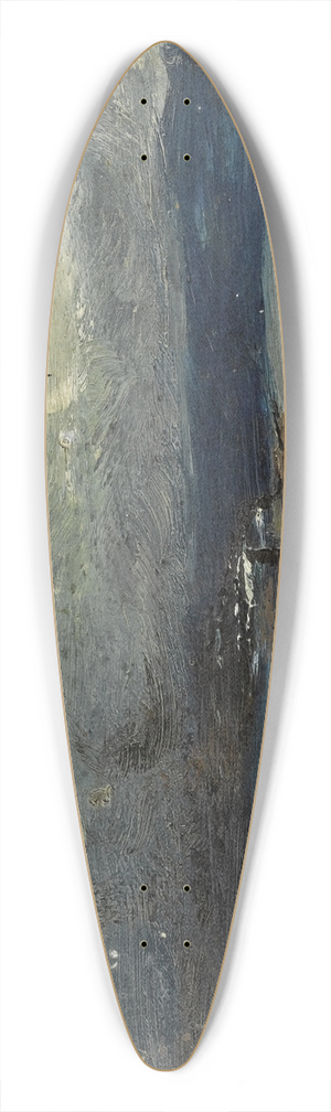 Robert Henri - On the Hudson River 39.3 inch art pintail longboard deck