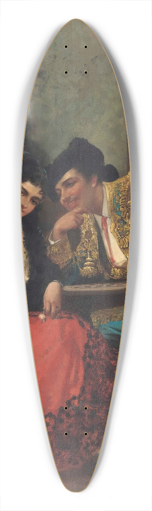 Robert Kemm - Courtship 39.3 inch art pintail longboard deck