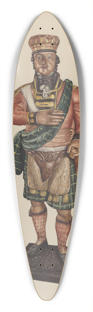 Robert Pohle - Cigar Store Figure 39.3 inch art pintail longboard deck