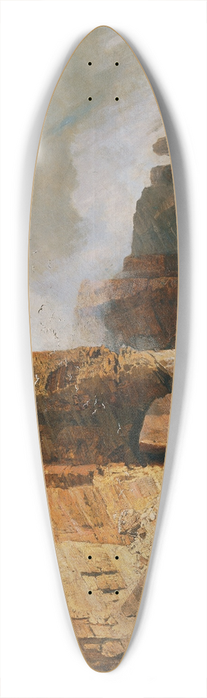 Robert Russ - Helgoland 39.3 inch art pintail longboard deck