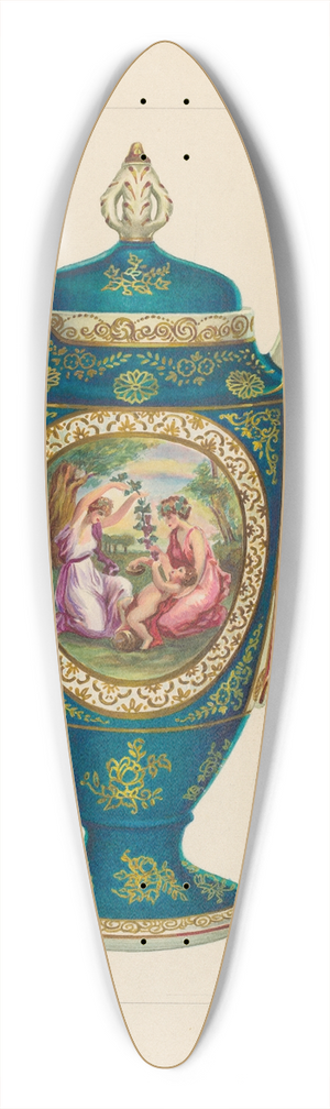 Robert Schuerer - Chocolate Pitcher 39.3 inch art pintail longboard deck