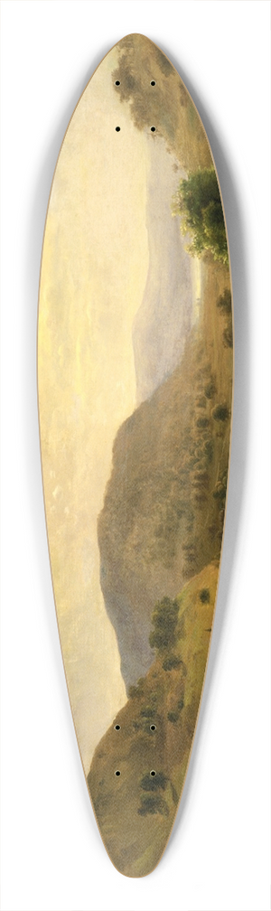 Robert S. Duncanson - Valley Pasture 39.3 inch art pintail longboard deck