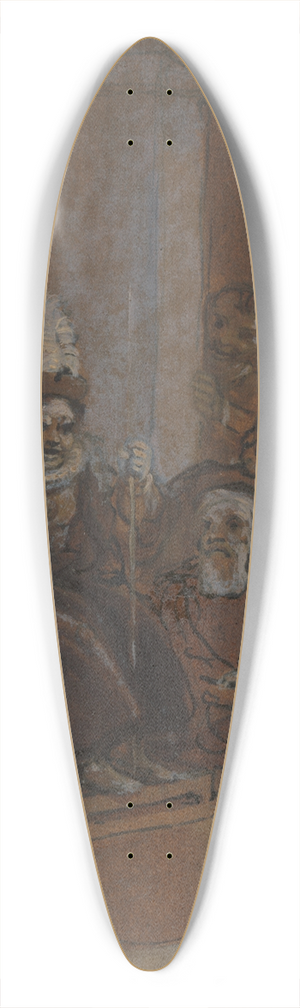 Robert Smirke - One from Illustrations to Shakespeare 39.3 inch art pintail longboard deck