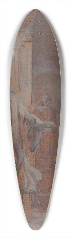 Robert Smirke - One from Illustrations to Shakespeare 39.3 inch art pintail longboard deck