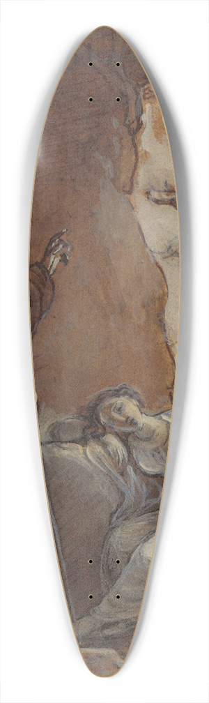 Robert Smirke - Prospero and Ariel 39.3 inch art pintail longboard deck