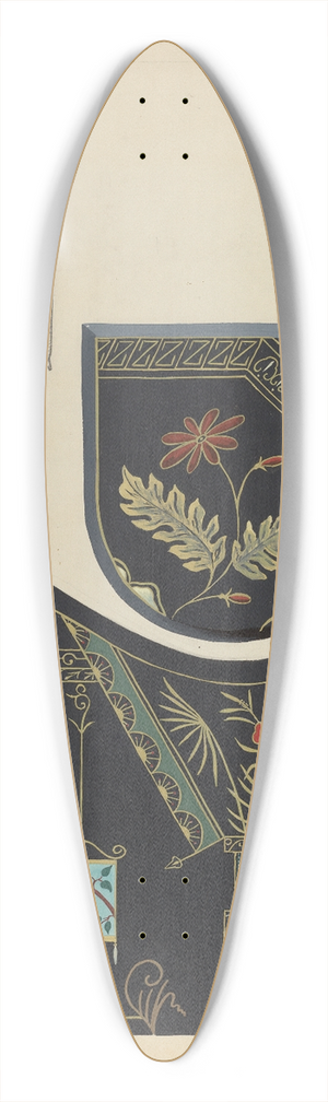 Robert Stewart - Japanned Coal Scuttle 39.3 inch art pintail longboard deck