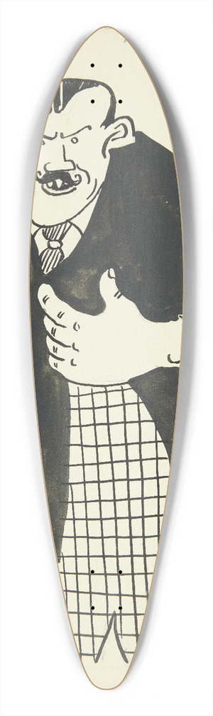 Robert Storm Petersen - Advokat 39.3 inch art pintail longboard deck