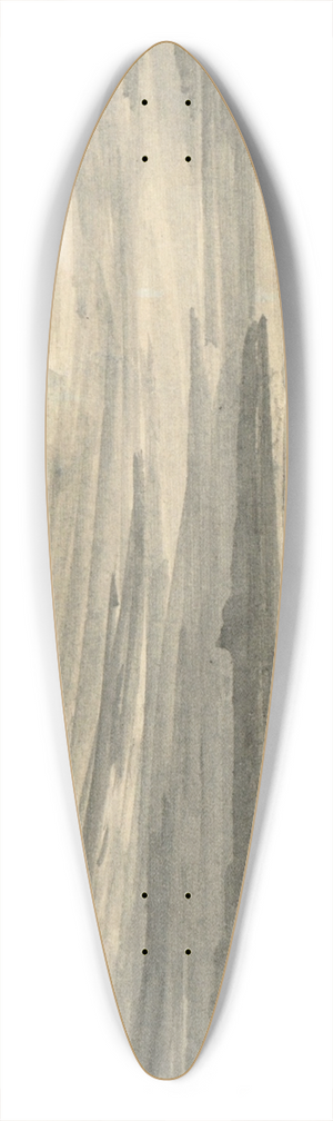 Robert Walter Weir - Landscape withLake 39.3 inch art pintail longboard deck