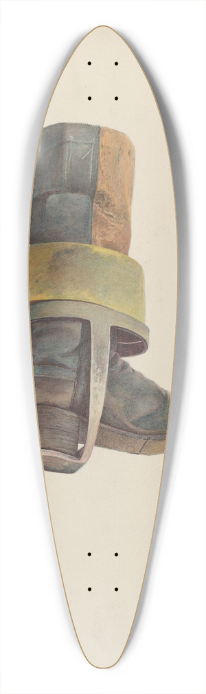 Robert W.R. Taylor - Convict Boot 39.3 inch art pintail longboard deck
