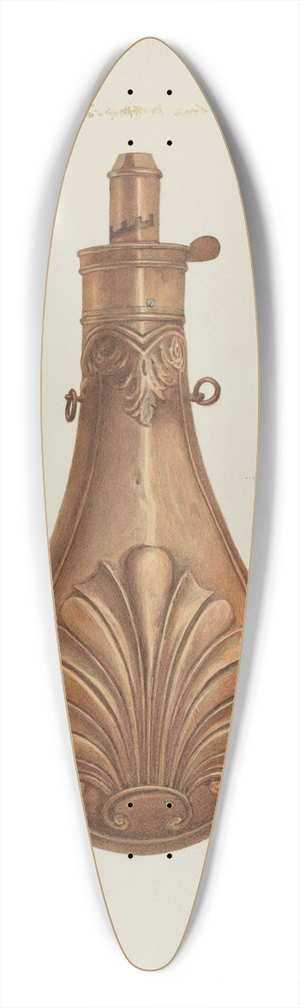 Robert W.R. Taylor - Powder Flask 39.3 inch art pintail longboard deck
