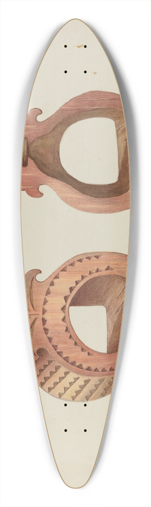 Robert W.R. Taylor - Stirrup 39.3 inch art pintail longboard deck
