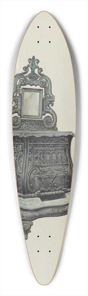Robert W.R. Taylor - Stove 39.3 inch art pintail longboard deck