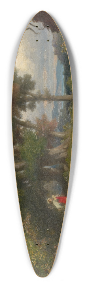 Robert Znd - The Good Shepherd 39.3 inch art pintail longboard deck