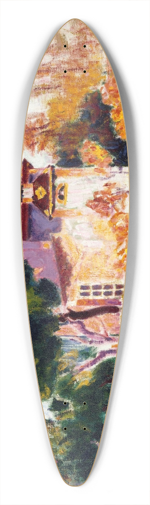 Roderic O'Conor - La Rose du Ciel, Cassis 39.3 inch art pintail longboard deck