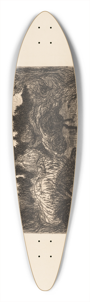 Roderic O'Conor - Le Verger 39.3 inch art pintail longboard deck