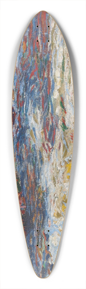 Roderic O'Conor - The Rushing Stream 39.3 inch art pintail longboard deck