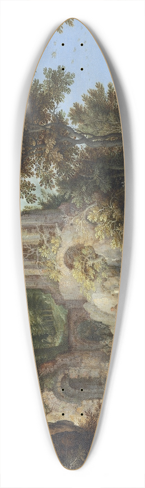 Roelant Savery - Landscape with the Flight into Egypt 39.3 inch art pintail longboard deck