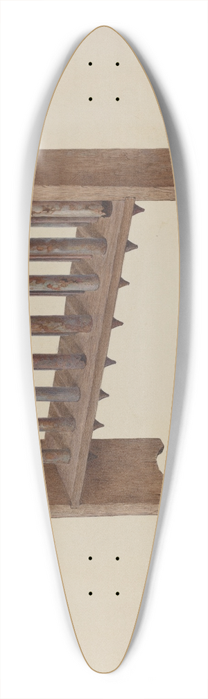 Roger Deats - Candle Mold 39.3 inch art pintail longboard deck