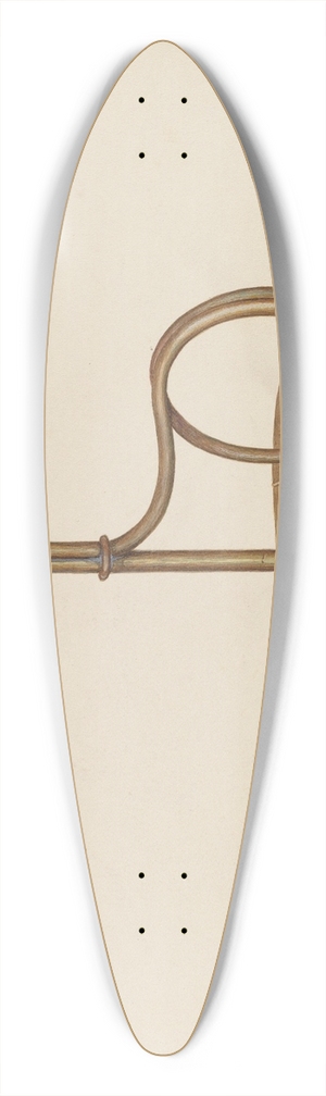 Roger Deats - Candlestick 39.3 inch art pintail longboard deck