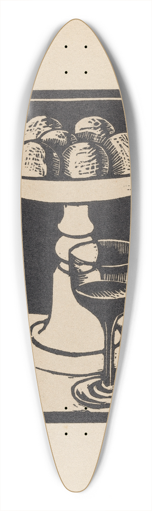 Roger Fry - Dessert 39.3 inch art pintail longboard deck