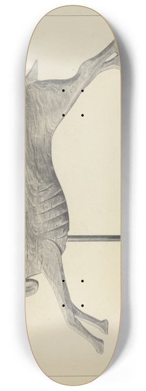 Gordon Sanborn - Running Dog Weather Vane 8.25 inch art skate deck