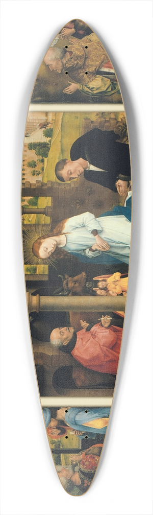 Rogier van der Weyden - The Middelburg Altar 39.3 inch art pintail longboard deck