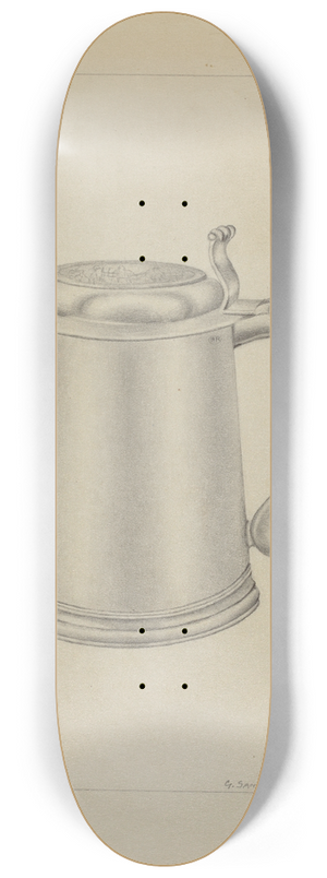 Gordon Sanborn - Silver Tankard 8.25 inch art skate deck